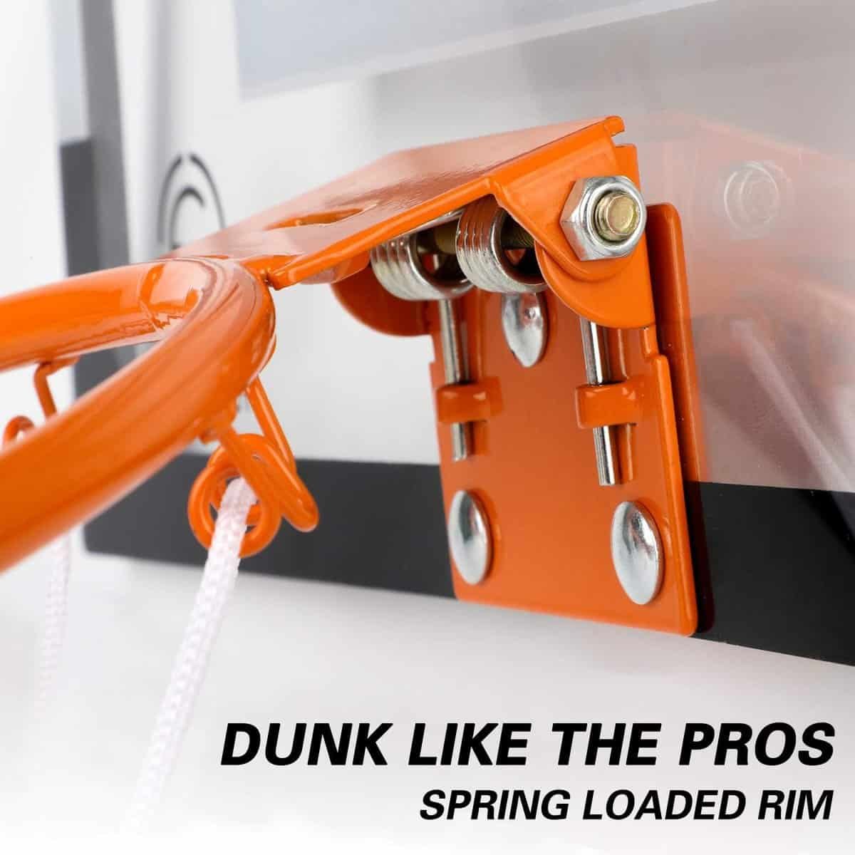 SUPER JOY Pro Room Basketball Hoop Over The Door - Wall Mounted Basketball Hoop Set with Complete Accessories - Indoor Basketball Hoop for Kids  Adults SUPER JOY Pro Room Basketball Hoop Over The Door - Wall Mounted Basketball Hoop Set with Complete Accessories - Indoor Basketball Hoop for Kids  Adults