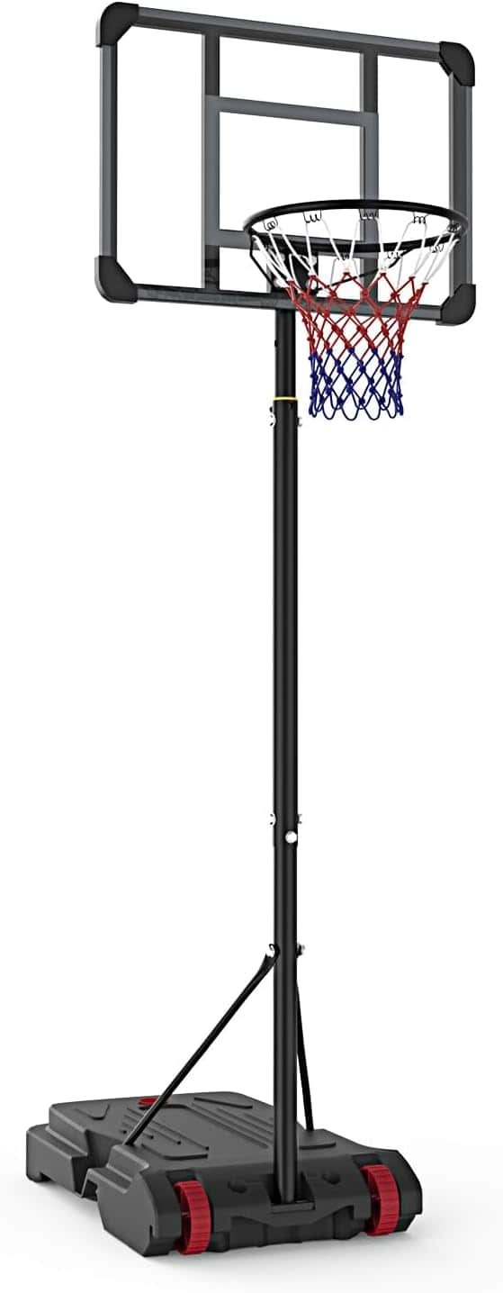 Amazon.com : Portable Basketball Hoop,5.5-7FT Adjustable Basketball Goal System,Weather-Resistant Backboard Stand System Kids Youth Adult for Indoor Outdoor (Basketball Hoop Portable) : Sports Outdoors Amazon.com : Portable Basketball Hoop,5.5-7FT Adjustable Basketball Goal System,Weather-Resistant Backboard Stand System Kids Youth Adult for Indoor Outdoor (Basketball Hoop Portable) : Sports Outdoors