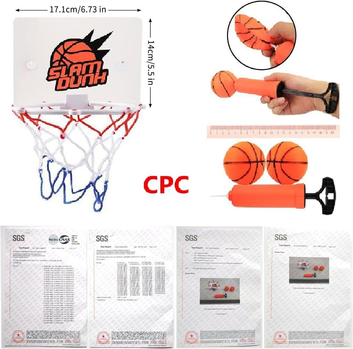 CGRTEUNIE Congerate Slam Dunk Bedroom Bathroom Toilet Office Desktop Mini Basketball Decompress Game Gadget Toy Home Decor for Kid Education Pet Play and Basketball Lovers CPC Certificate CGRTEUNIE Congerate Slam Dunk Bedroom Bathroom Toilet Office Desktop Mini Basketball Decompress Game Gadget Toy Home Decor for Kid Education Pet Play and Basketball Lovers CPC Certificate