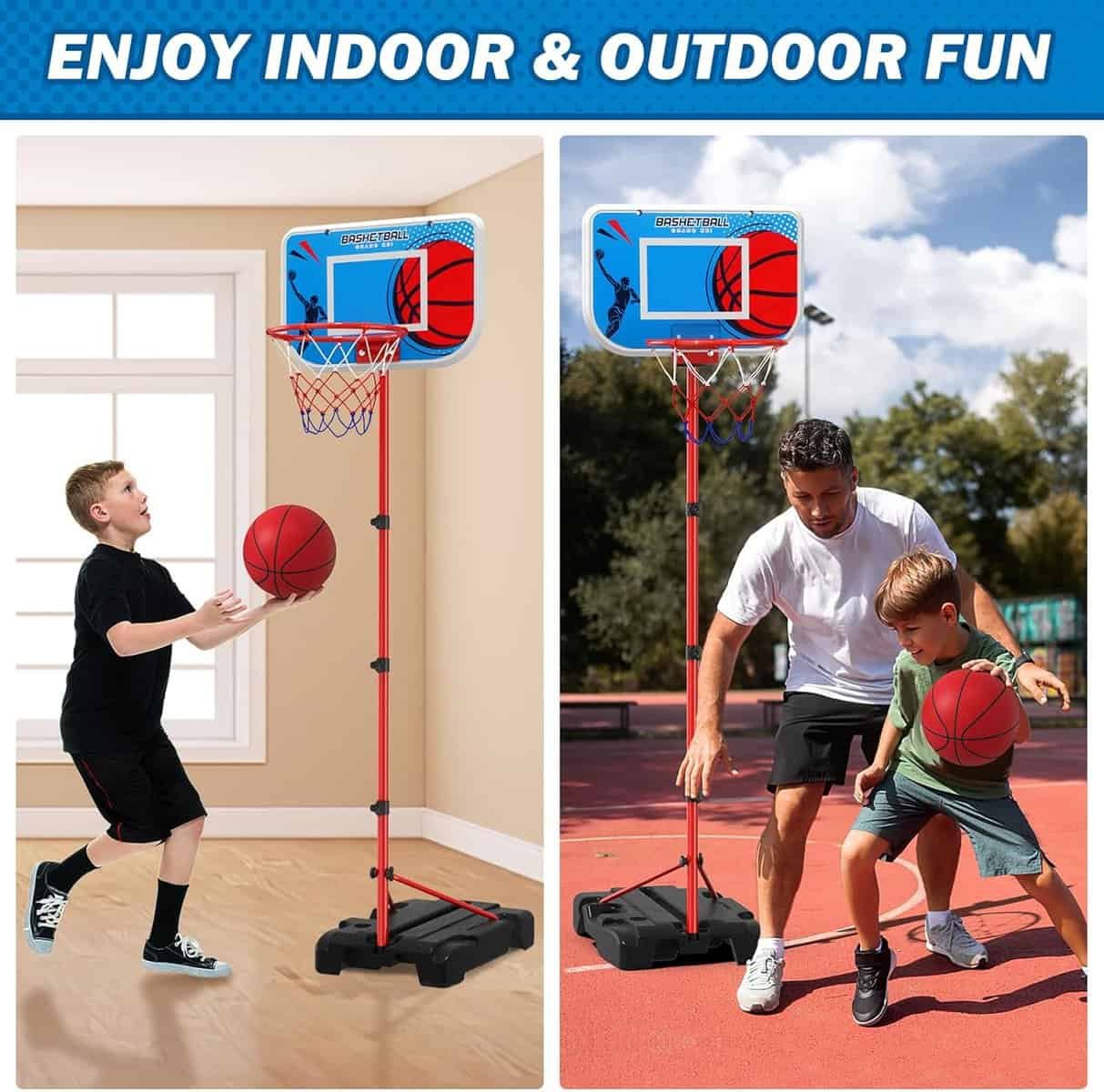 HYES Kids Basketball Hoop Indoor with Scoreboard & LED Review
