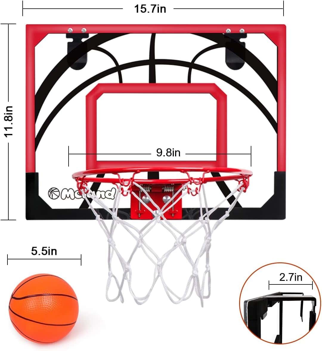 Meland Basketball Hoop Indoor – Mini Basketball Hoop for Door Review