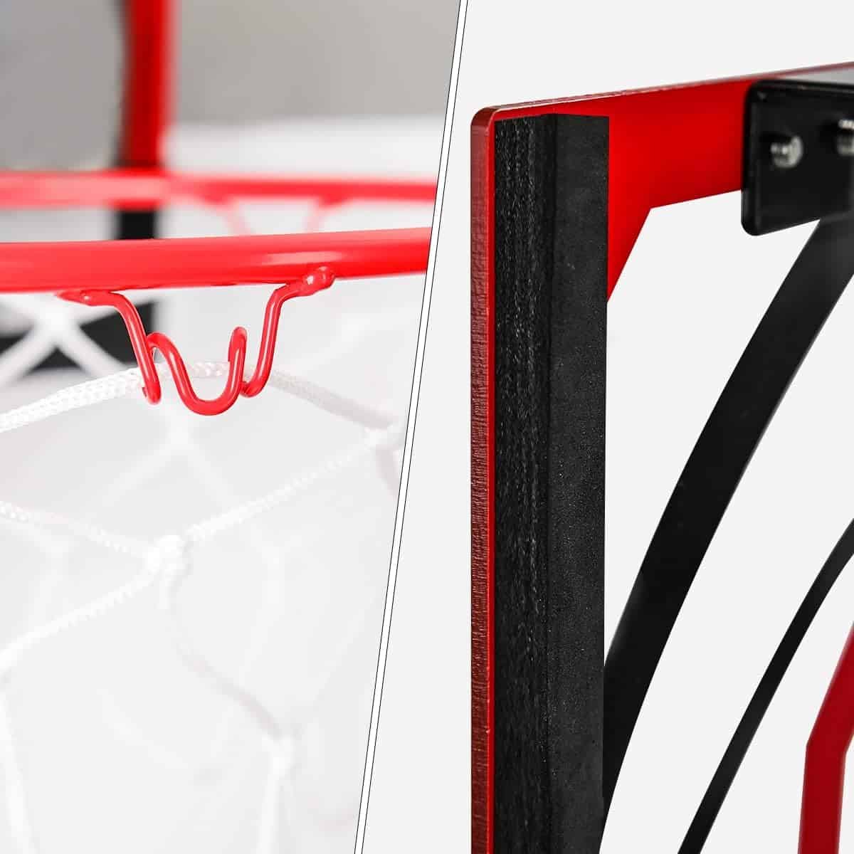 Meland Basketball Hoop Indoor - Mini Basketball Hoop for Door with 4 Balls Air Pump, Basketball Gifts for 5,6,7,8,9,10,11,12 Year Old Boys Toys Teen Kids Meland Basketball Hoop Indoor - Mini Basketball Hoop for Door with 4 Balls Air Pump, Basketball Gifts for 5,6,7,8,9,10,11,12 Year Old Boys Toys Teen Kids