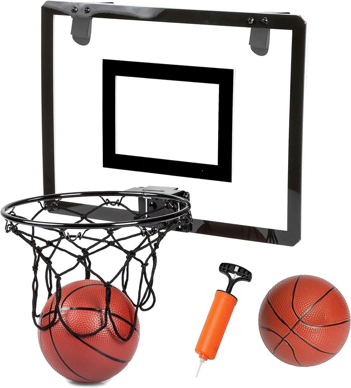Play Platoon Mini Basketball Hoop for Door - 16 x 12 Inch Bedroom Basketball Hoop Indoors Set
