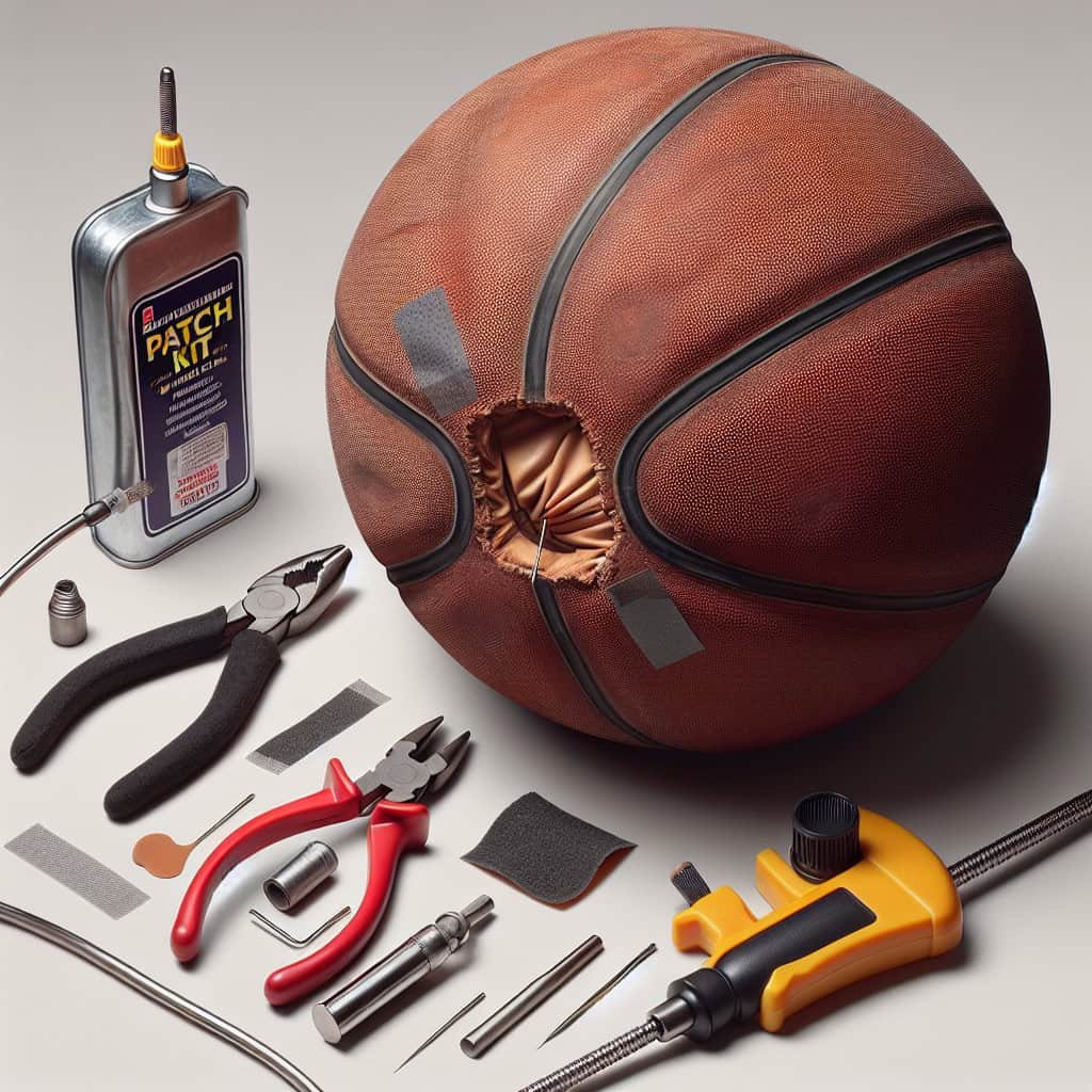 How Do You Patch And Repair A Punctured Basketball?