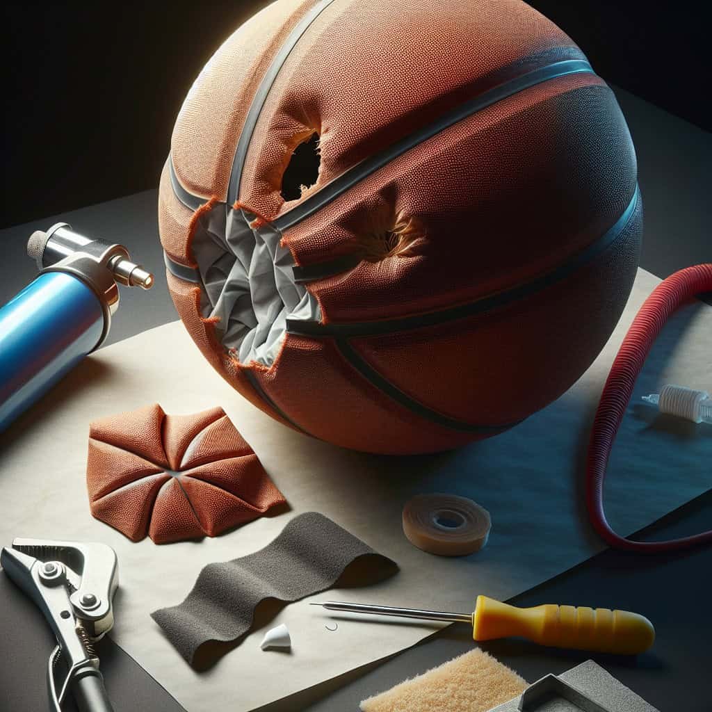 How Do You Patch And Repair A Punctured Basketball?