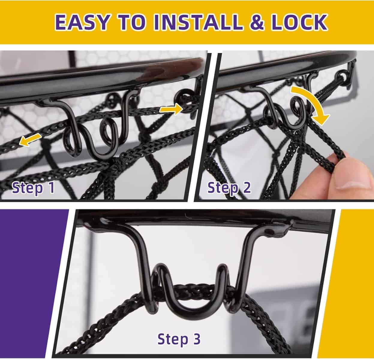 Indoor Mini Basketball Hoop, Basketball Hoop for Room and Office Door, Basketball Hoop for Kids Age 8-12 with 3 Mini Basketballs, Scoreboard and Complete Accessories Indoor Mini Basketball Hoop, Basketball Hoop for Room and Office Door, Basketball Hoop for Kids Age 8-12 with 3 Mini Basketballs, Scoreboard and Complete Accessories