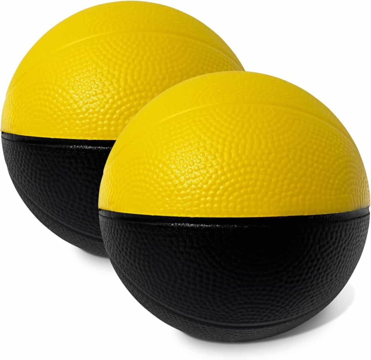 Botabee 4 Mini Foam Basketball for Over The Door Mini Hoop Basketball Games, 2 Pack | Foam Ball Mini Hoop Basketball for Nerf Basketball Hoops, Mini Indoor Basketball Hoop Games  Kids Mini Hoops