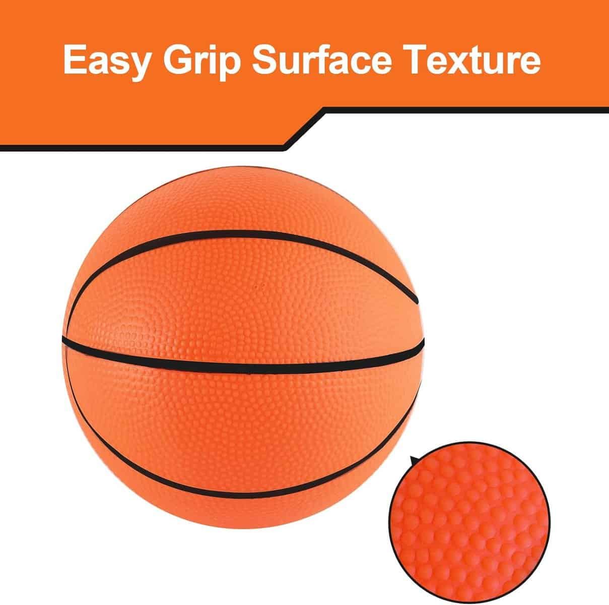 FASTOSS Pro Mini Basketball Hoop Indoor Family Games for Door and Wall with Complete Accessories Transparent