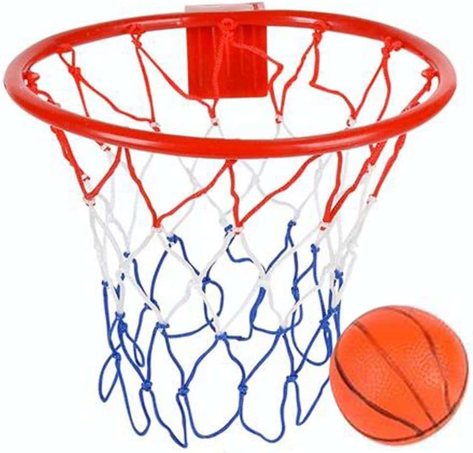 ArtCreativity Over The Door Basketball Hoop Game - Includes 1 Mini Basketball and 1 Net Hoop, Indoor Mini Basketball Hoop Set for Home, Office, Bedroom, Cool Birthday Gift for Boys and Girls