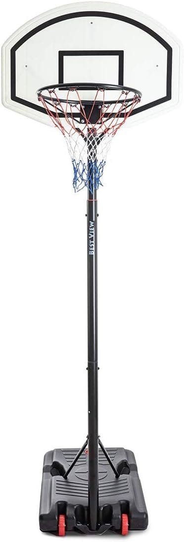 Heavy Duty Indoor  Outdoor Portable Big Size Basketball Hoop  Goal Stand Back Boar for Kids  Adult, Height Adjustable