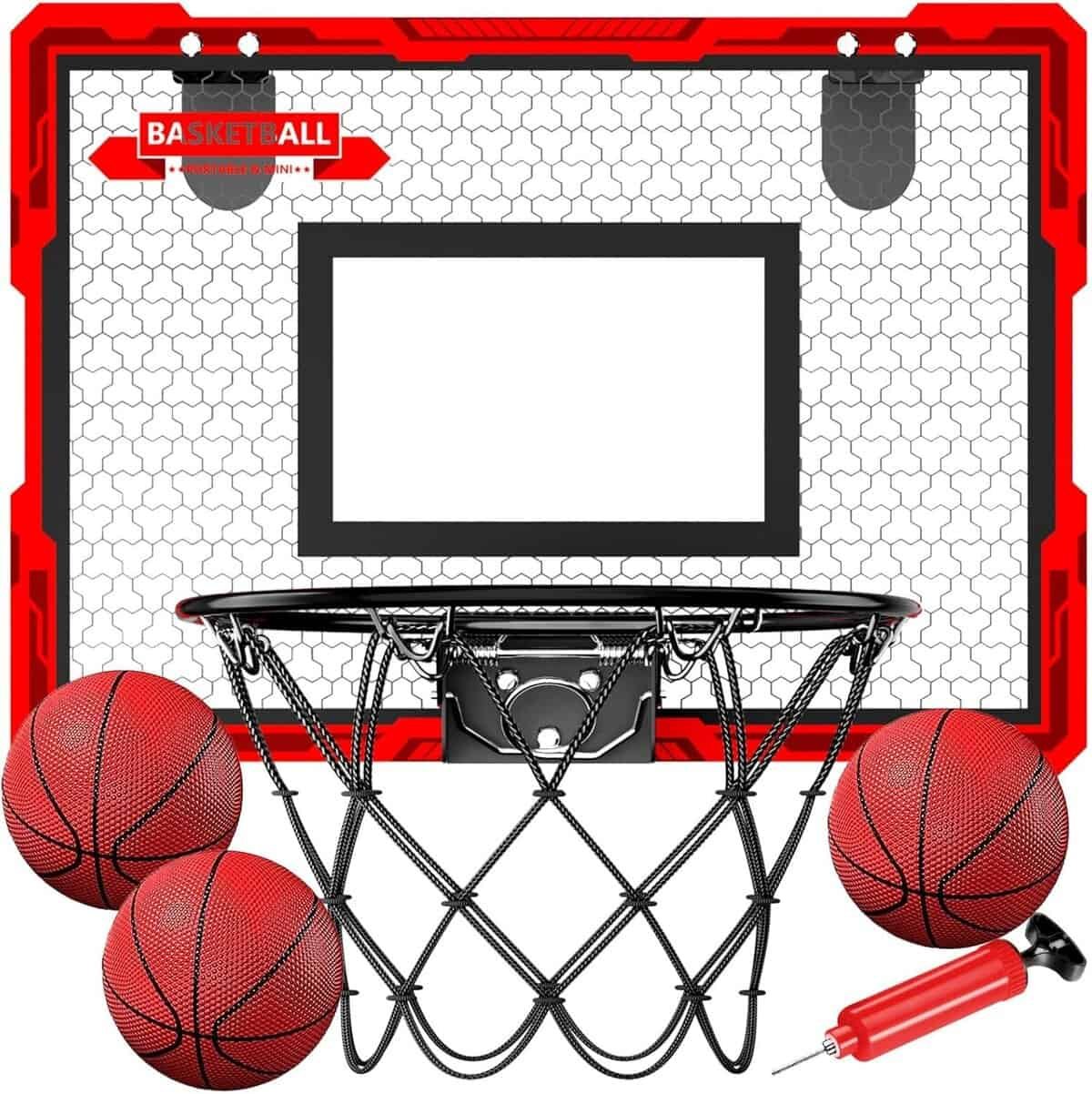 Basketball Hoop Indoor for Kids, Mini Basketball Hoops for Room, Over The Door Hanging Bedroom Office Small Pro Shoot Behind The Door Basketball Hoop Outdoor Walls Mounted with Ball for Adults Basketball Hoop Indoor for Kids, Mini Basketball Hoops for Room, Over The Door Hanging Bedroom Office Small Pro Shoot Behind The Door Basketball Hoop Outdoor Walls Mounted with Ball for Adults