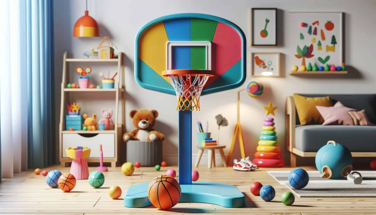 Basketball Hoop Indoor for Kids - Over The Door Mini Basketball Hoops with Electronic Scoreboard  3 Balls, Complete Basketball Accessories, Portable and Easy Assembly, Boys Toys Gifts for Ages 3-12